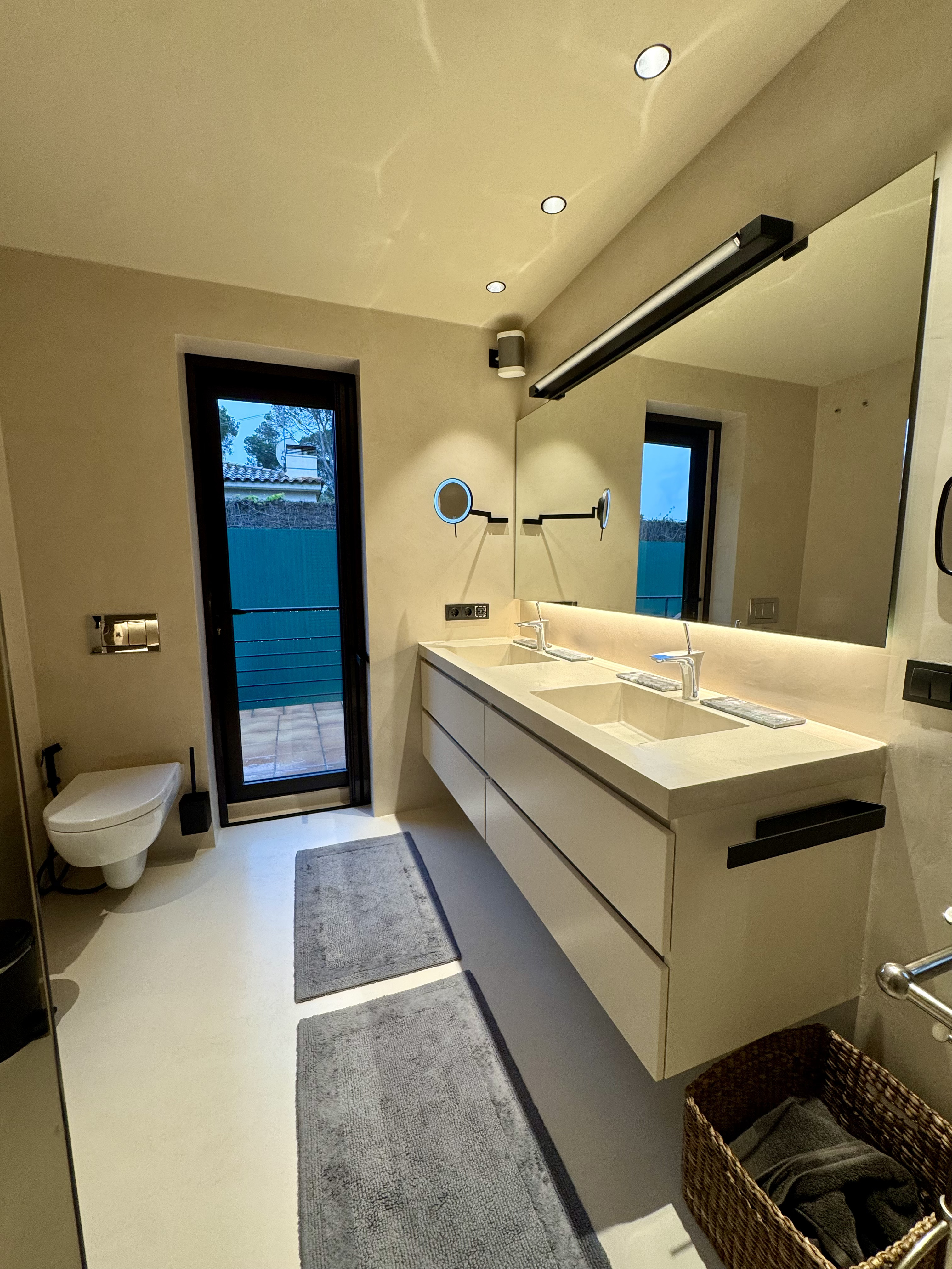 Bathroom with double sinks