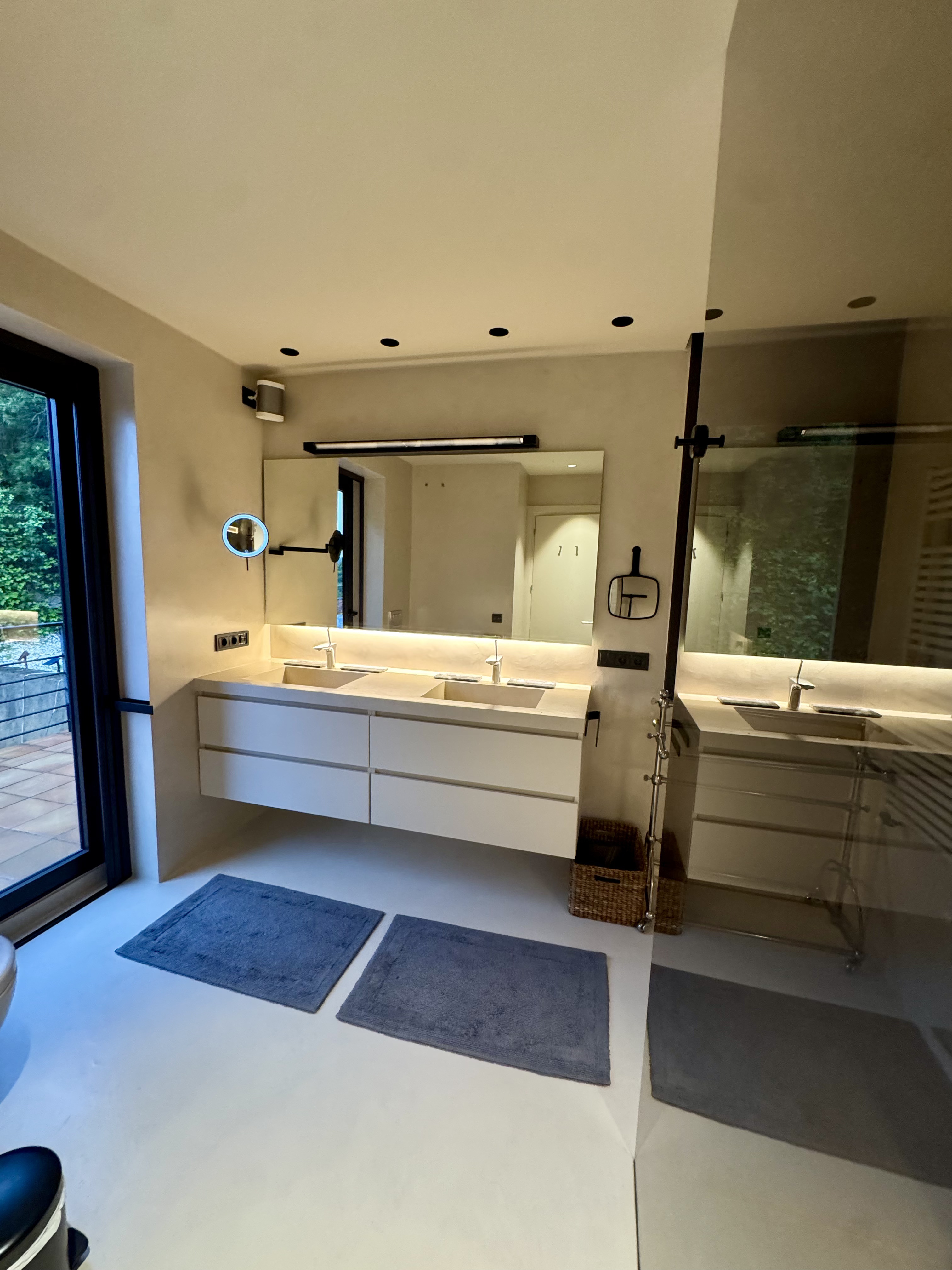 Bathroom with walk-in shower