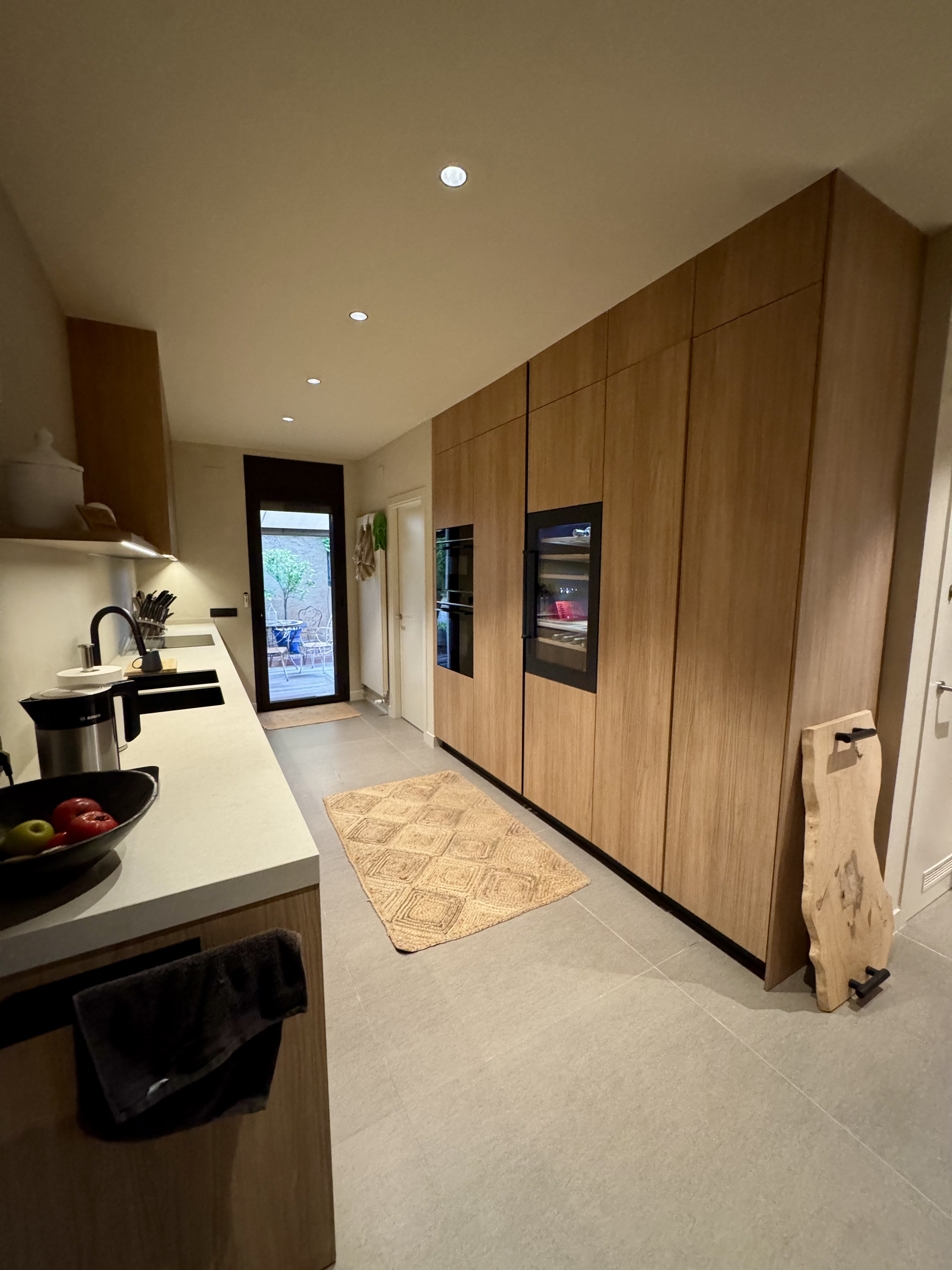 Kitchen with built-in ovens